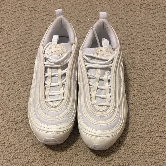 Nike Air Max 97 Cream Sneakers - Picture 2 of 4